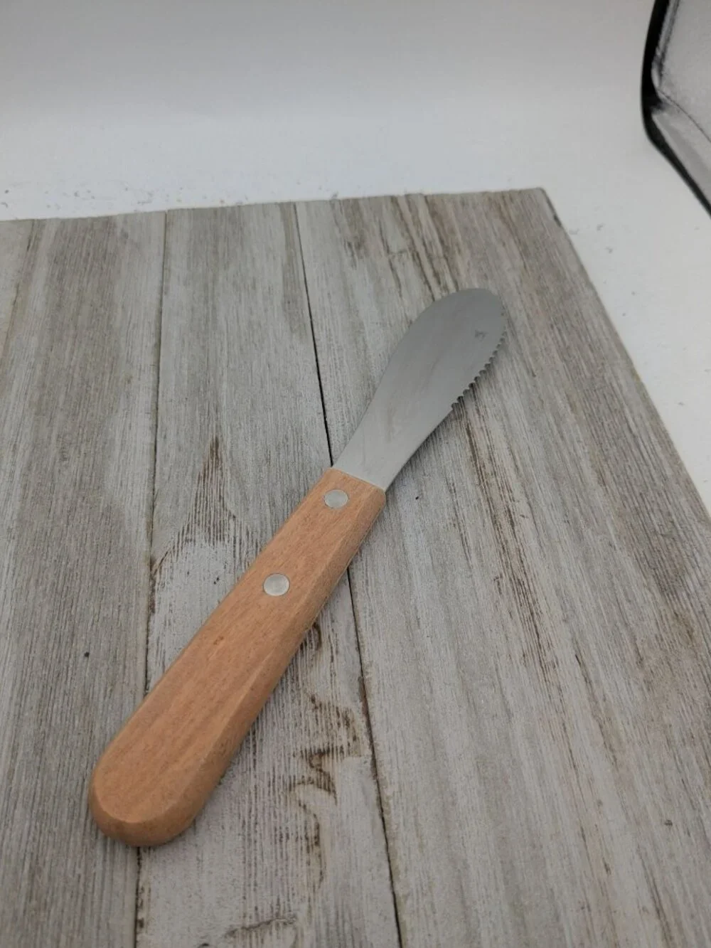 All Purpose Spreader Sandwich Knife Wood Handle 7 1/2